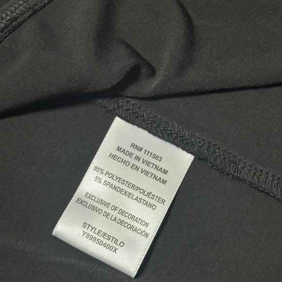 Luxology Black Maxi Dress with Silver Details - Picture 4 of 10